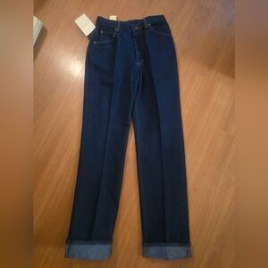 L.L. Bean Women's Dark Blue Straight Leg Vintage Jeans NWT